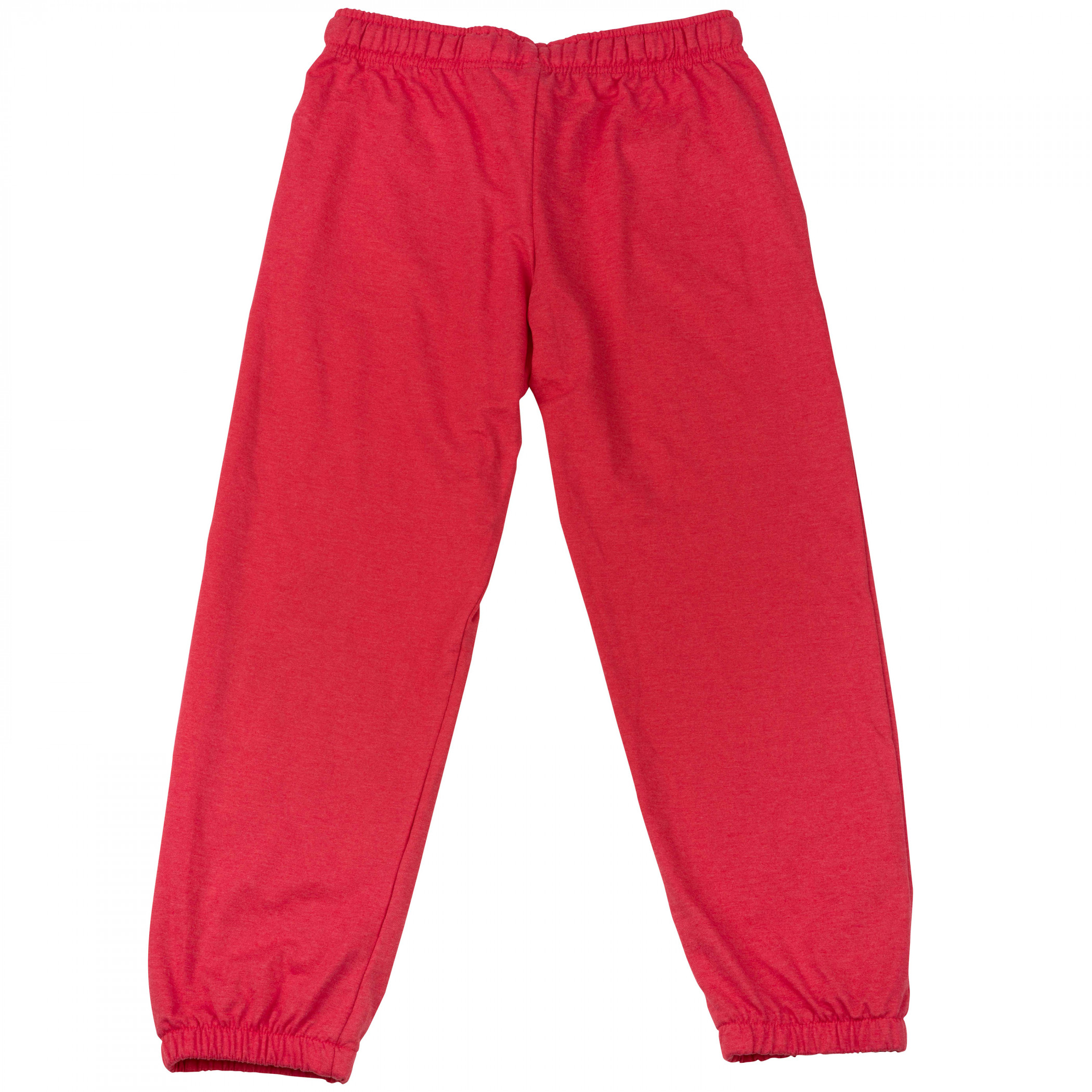 Mickey Mouse Retro Pose Solid Red Junior's Lounge Pants